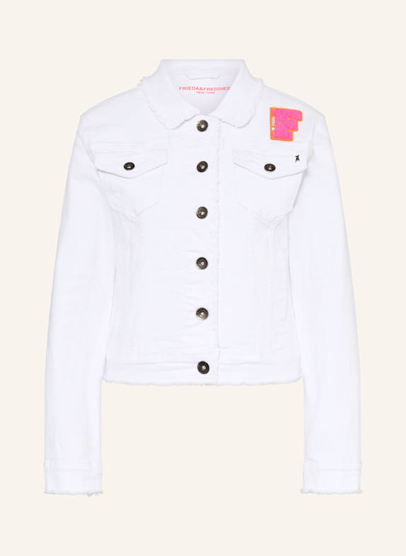 FRIEDA & FREDDIES Jeansjacke WEISS