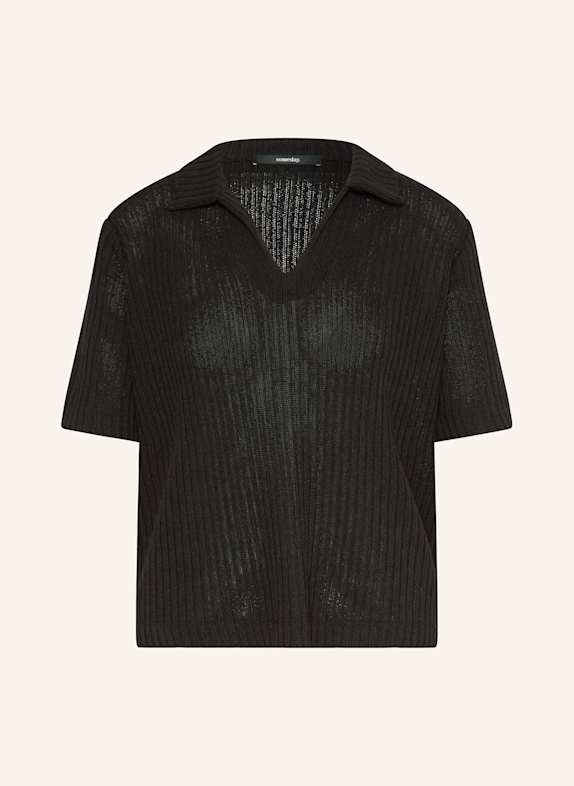 someday Strickshirt UPOLO SCHWARZ
