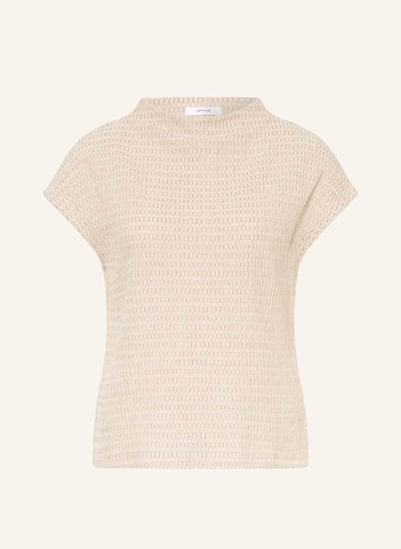 OPUS T-shirt SOROTE BEŻOWY