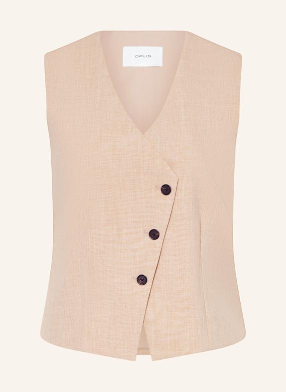 OPUS Gilet blazer WARFA MARRON CLAIR