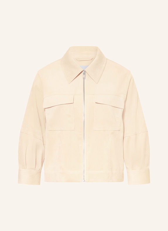 OPUS Cord-Overjacket HAMONI mit 3/4-Arm BEIGE