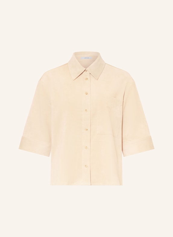OPUS Chemise FAISA en velours côtelé BEIGE