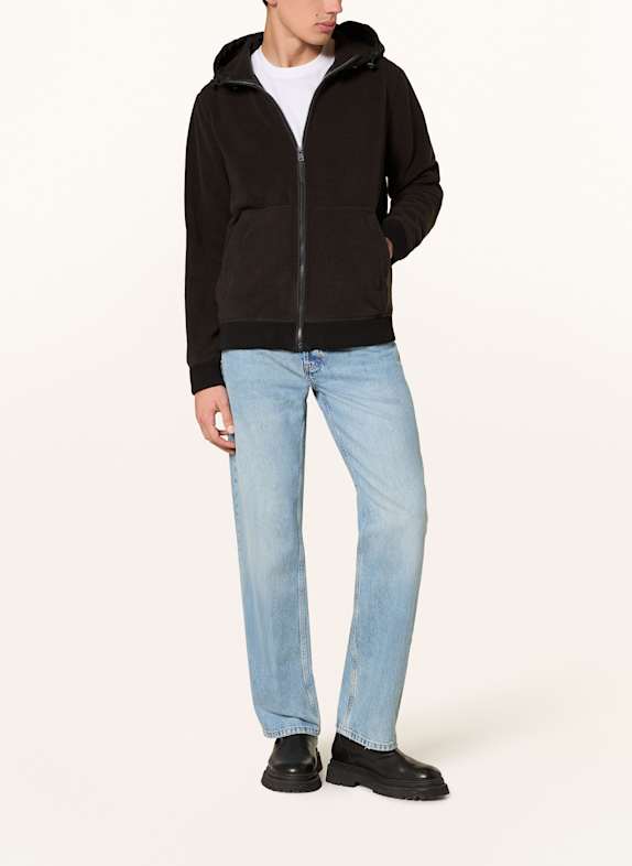 WOOLRICH fleecejack ZWART