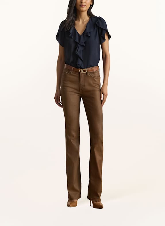 LAUREN RALPH LAUREN Blusenshirt DUNKELBLAU