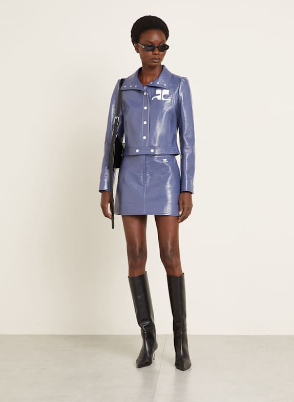 Courrèges Cropped-Jacke DUNKELBLAU