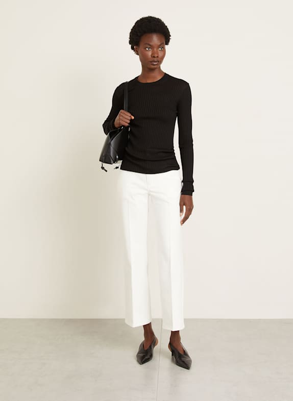 JIL SANDER Flared jeans 102 PORCELAIN