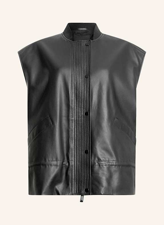 ALLSAINTS Lederweste SOFI LEA SCHWARZ