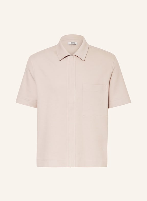 COS Kurzarm-Hemd Comfort Fit aus Jersey BEIGE