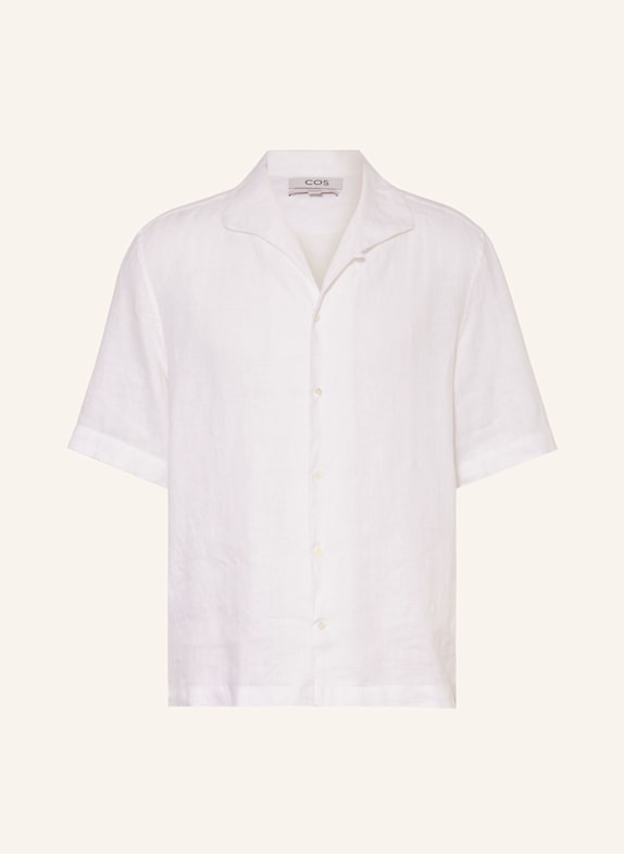 COS Resort shirt regular fit made of linen WHITE