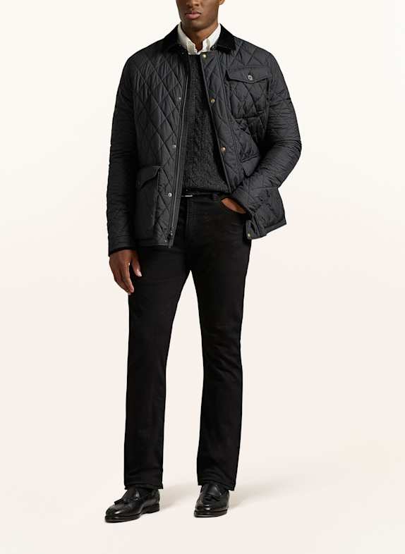 POLO RALPH LAUREN Big & Tall gewatteerde jas ZWART