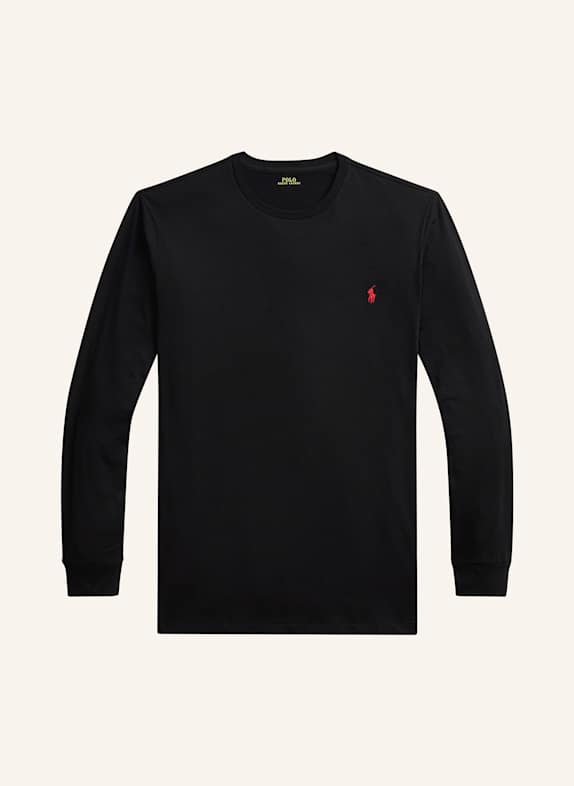 POLO RALPH LAUREN Big & Tall Longsleeve SCHWARZ
