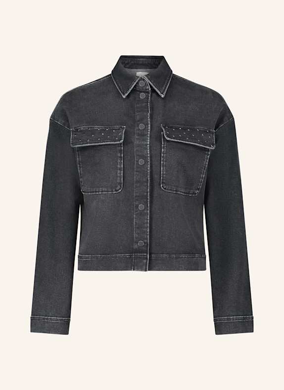 BETTY&CO Jeansjacke DUNKELGRAU