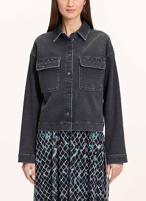 BETTY&CO Jeansjacke DUNKELGRAU