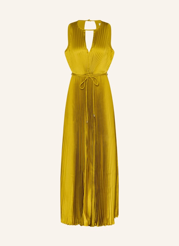 Phase Eight Kleid DIONNE mit Plissees DUNKELGELB