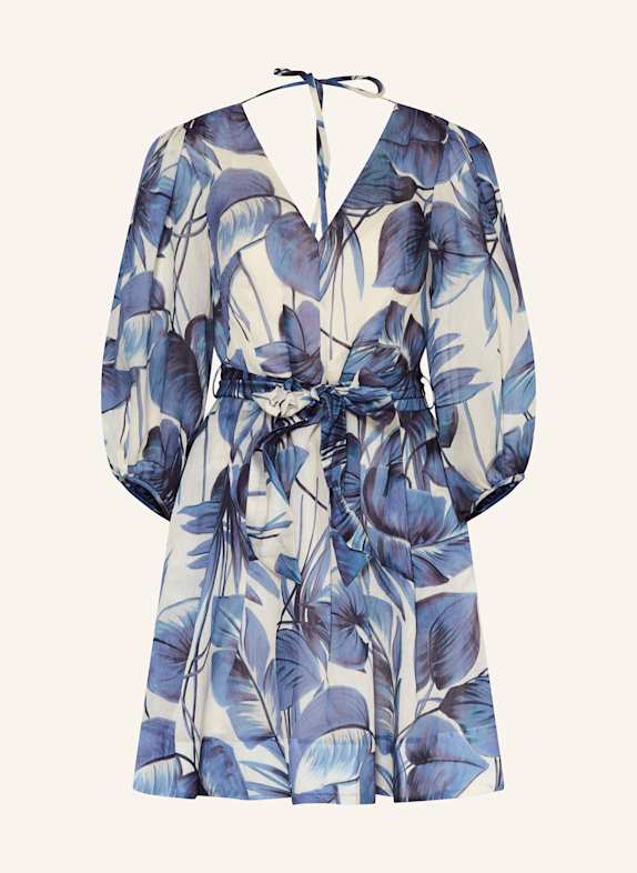 Phase Eight Kleid KAYA mit 3/4-Arm BLAU/ ECRU/ DUNKELBLAU