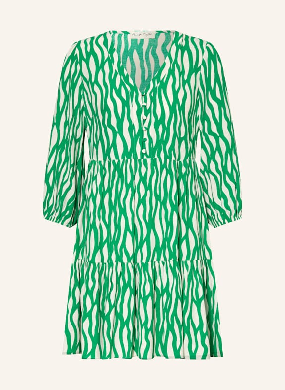 Phase Eight Kleid PENELE mit 3/4-Arm GRÜN/ WEISS