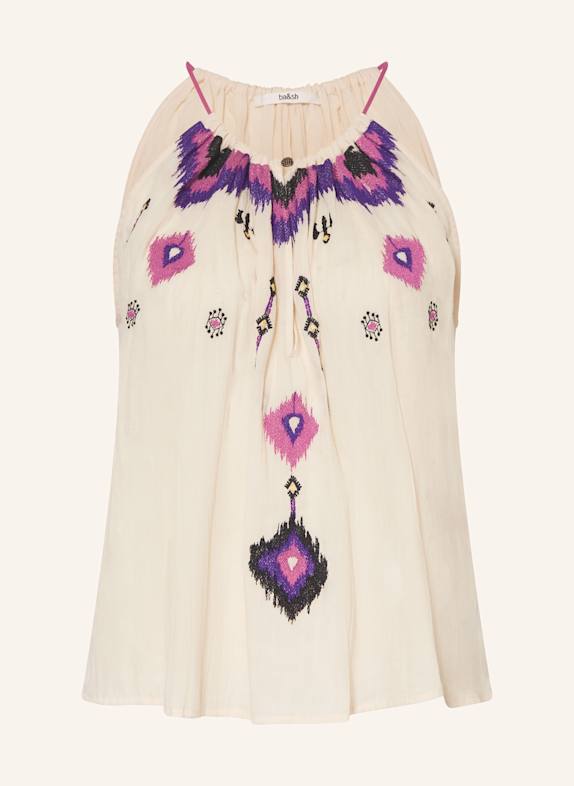 ba&sh Top PELA ECRU/ FUCHSIA/ LILA
