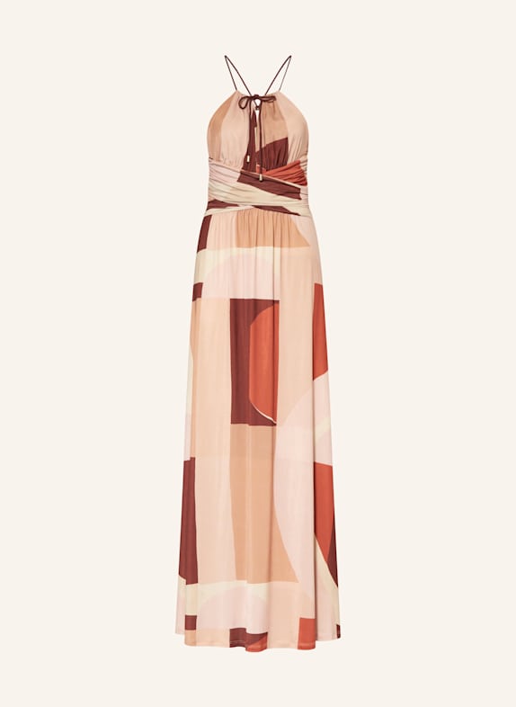 ba&sh Jerseykleid MOAS HELLROSA/ DUNKELROT/ BEIGE