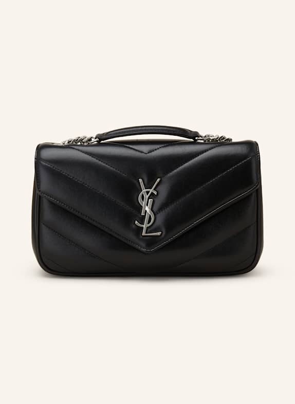 SAINT LAURENT Schultertasche LOULOU SMALL SCHWARZ
