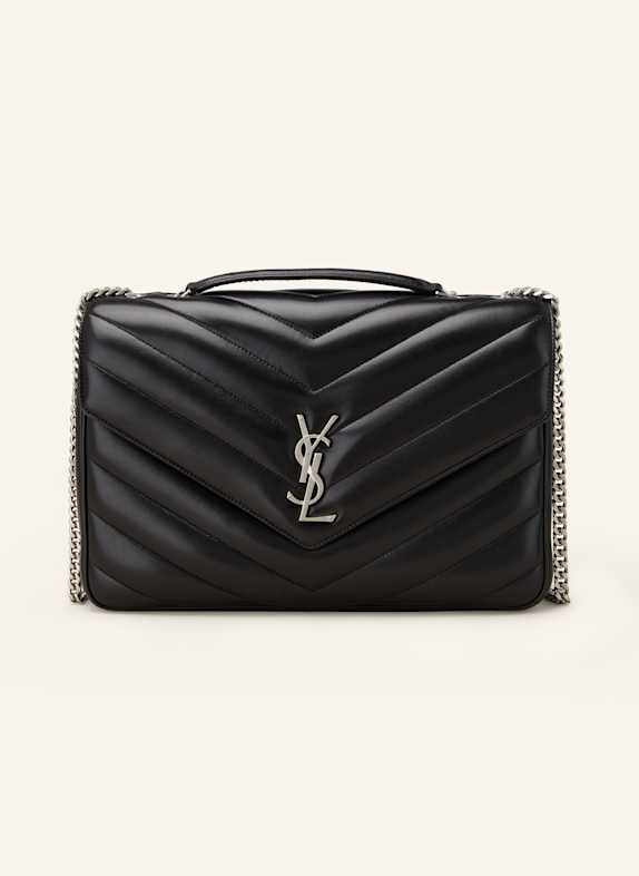 SAINT LAURENT Schultertasche LOULOU LARGE SCHWARZ