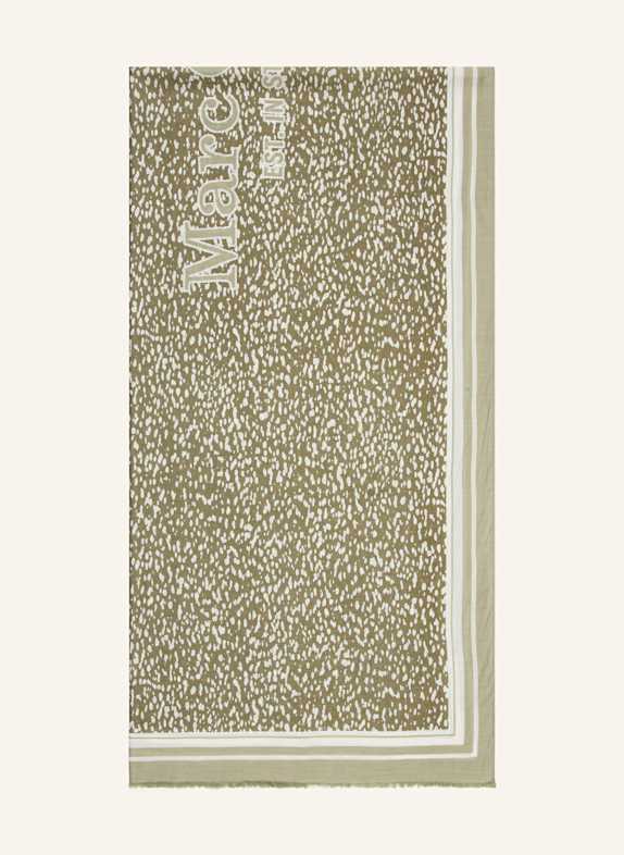 Marc O'Polo Schal HELLGRÜN/ WEISS