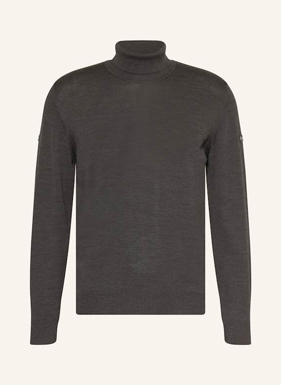 MAERZ MUENCHEN Rollkragenpullover DUNKELGRAU
