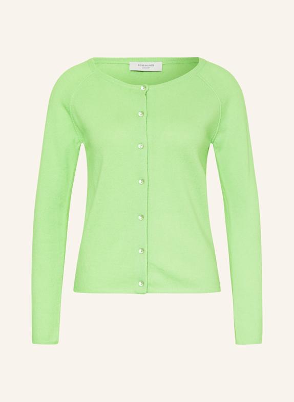 rosemunde Strickjacke LAICA mit Cashmere HELLGRÜN
