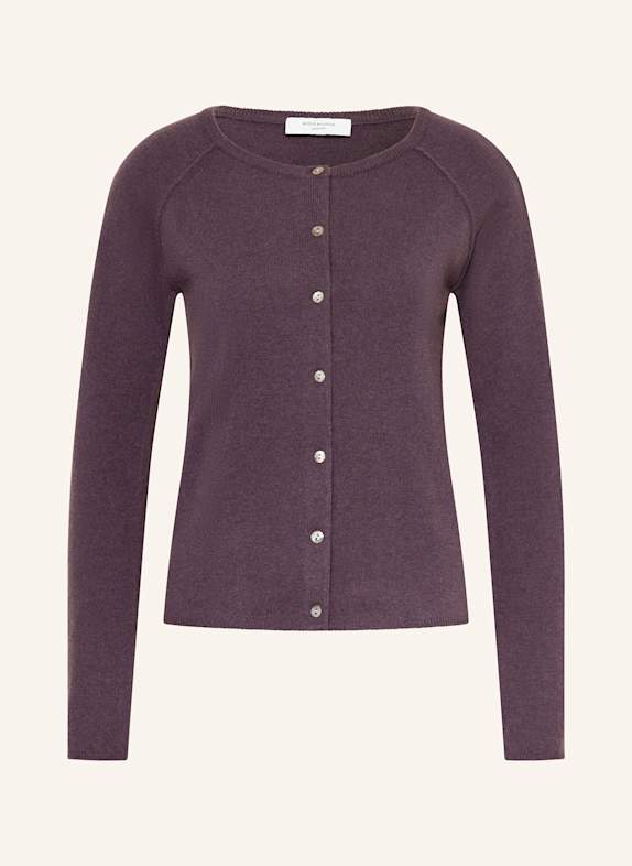 rosemunde Strickjacke LAICA mit Cashmere DUNKELLILA