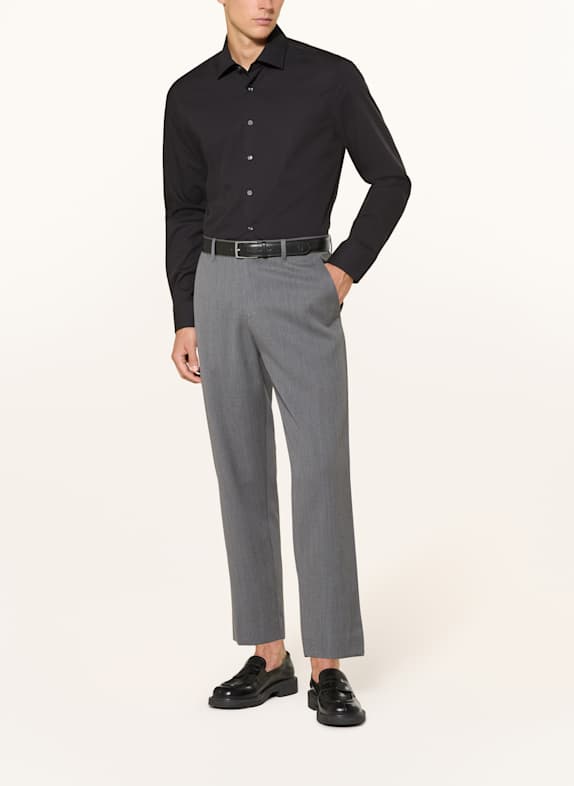 seidensticker Overhemd Slim Fit ZWART