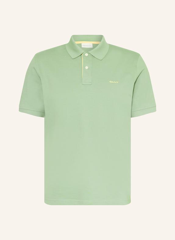 GANT Piqué-Poloshirt HELLGRÜN
