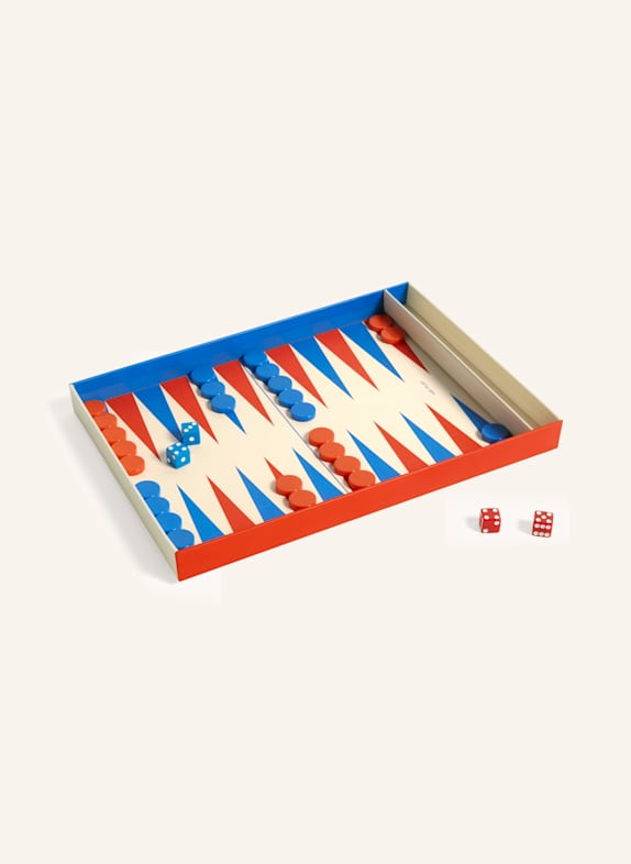 HAY Gra HAY PLAY BACKGAMMON NIEBIESKI/ CZERWONY