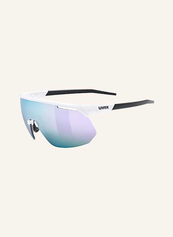 uvex Radbrille PACE ONE 01403 - WEISS/ GRÜN VERSPIEGELT