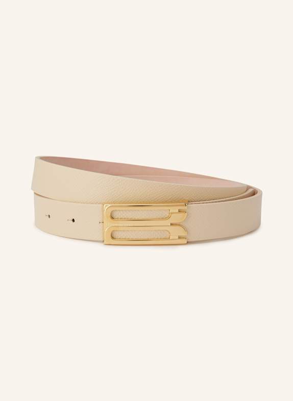 VICTORIA BECKHAM Leather belt ECRU