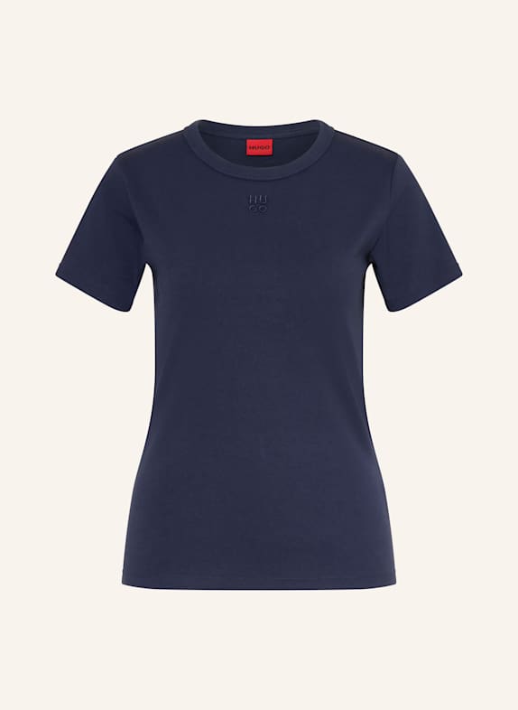 HUGO T-Shirt DELORIS DUNKELBLAU