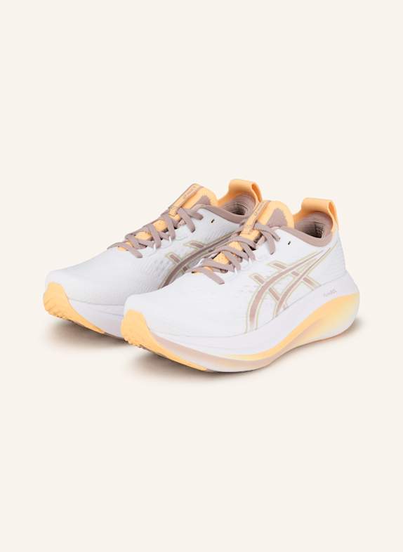 ASICS Laufschuhe GEL-NIMBUS 27 WEISS/ ROSÉ/ HELLORANGE