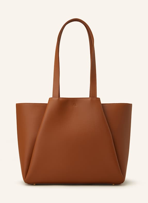 KAAI Shopper MIDI PYRAMID COGNAC