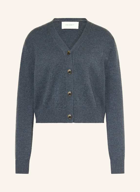LISA YANG Strickjacke MARION aus Cashmere BLAUGRAU