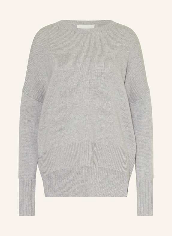 LISA YANG Cashmere sweater MILA  LIGHT GRAY