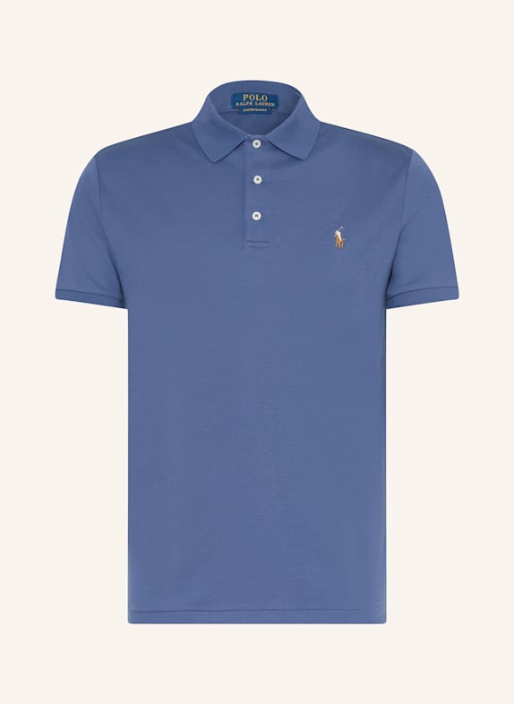 POLO RALPH LAUREN Jersey-Poloshirt Custom Slim Fit BLAU