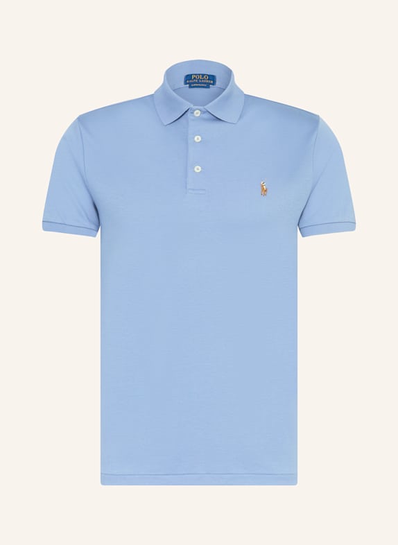 POLO RALPH LAUREN Jersey-Poloshirt Custom Slim Fit HELLBLAU