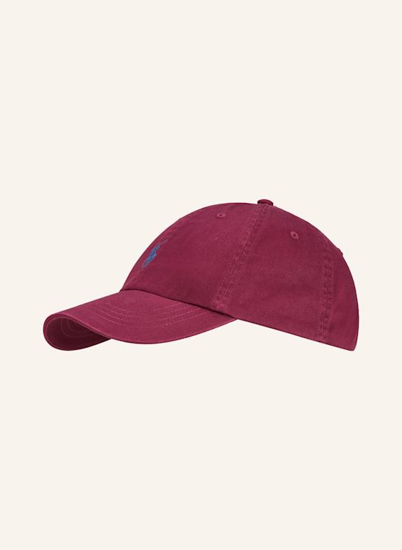 POLO RALPH LAUREN Czapka z daszkiem CIEMNOCZERWONY