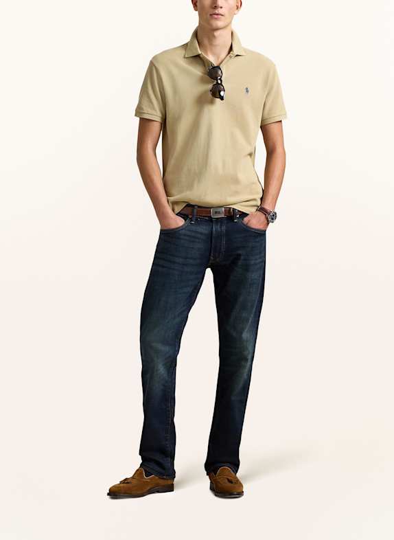 POLO RALPH LAUREN Piqué-Poloshirt Slim Fit BEIGE