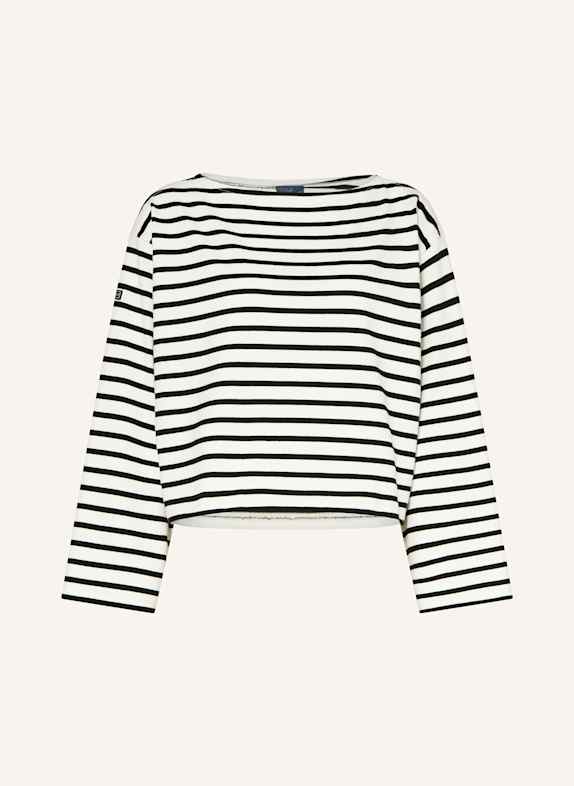 office-accessories men polo-shirts storage books t-shirt verbaudet manches longues WHITE/ BLACK