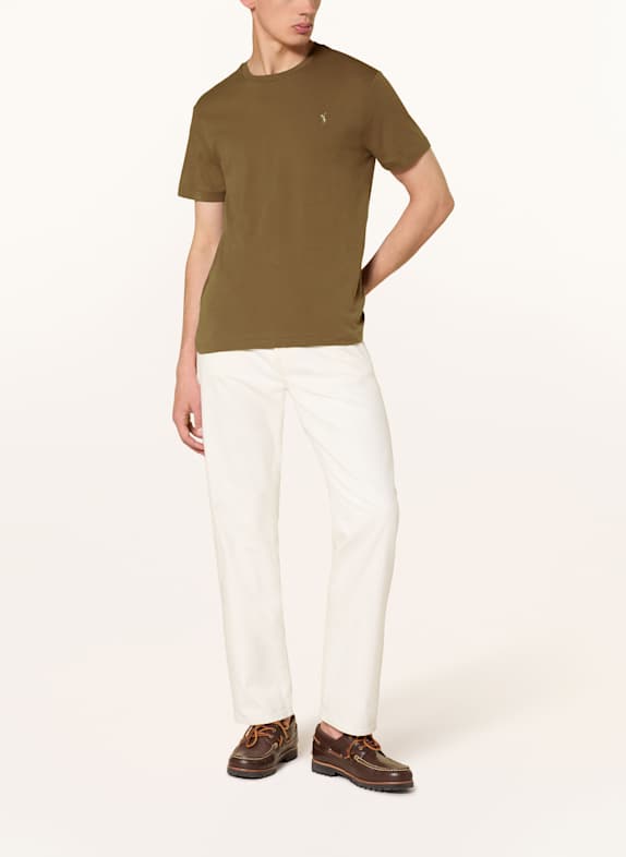 POLO RALPH LAUREN T-shirt BRĄZOWY