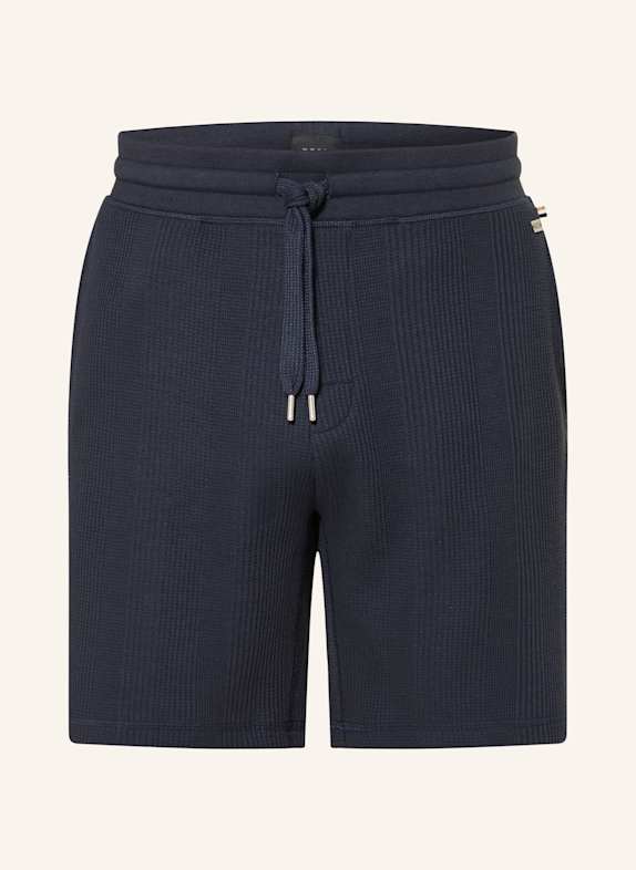 BOSS Schlafshorts STRUCTURE DUNKELBLAU