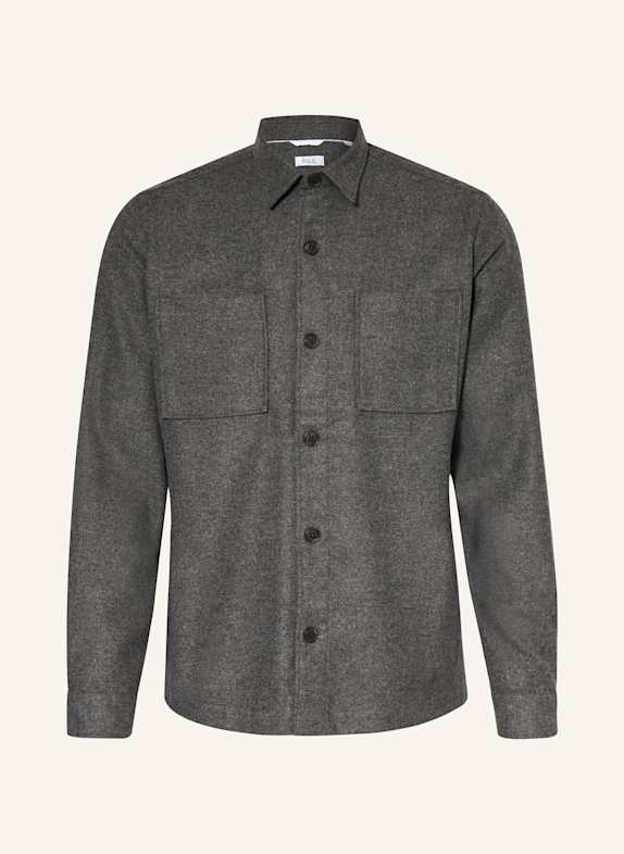 PAUL Flanell-Overshirt GRAU