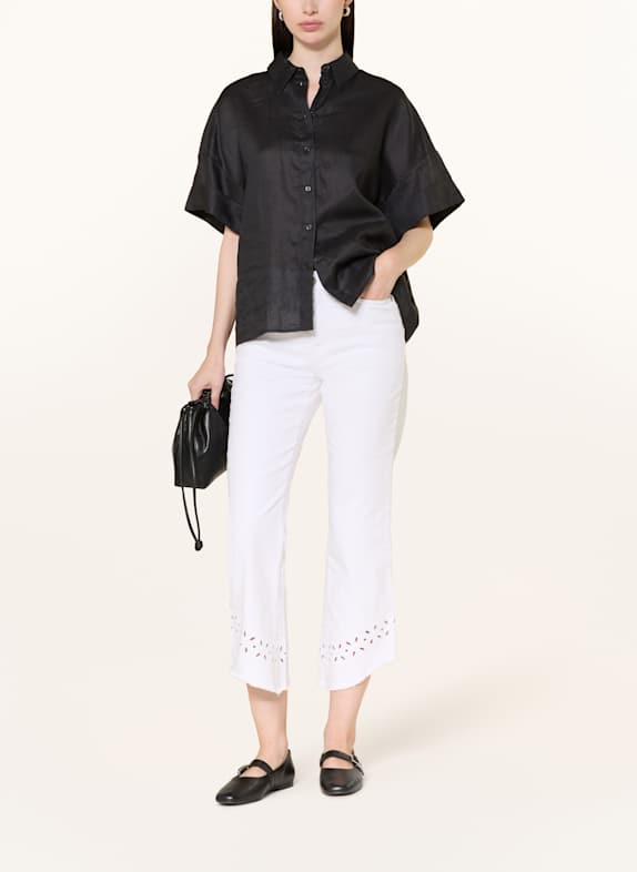 MARC CAIN Flared Jeans FORLI 100 WHITE