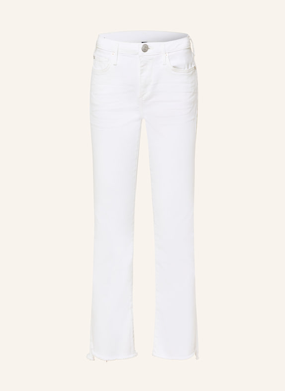 TRUE RELIGION Flared džíny HALLE KICK FLARE BÍLÁ