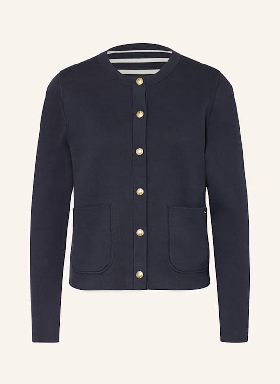 TOMMY HILFIGER Strickjacke zum Wenden DUNKELBLAU