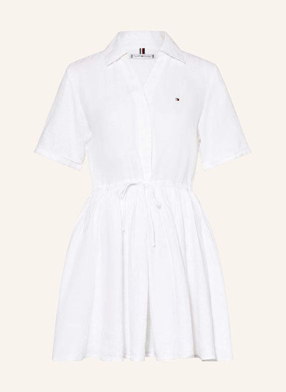 TOMMY HILFIGER Linen dress WHITE